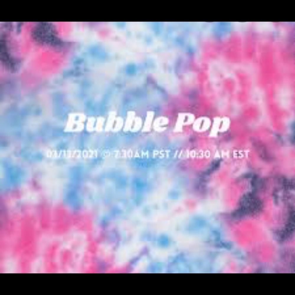Bubble Pop Tie Dye Limited Edition L Joggers